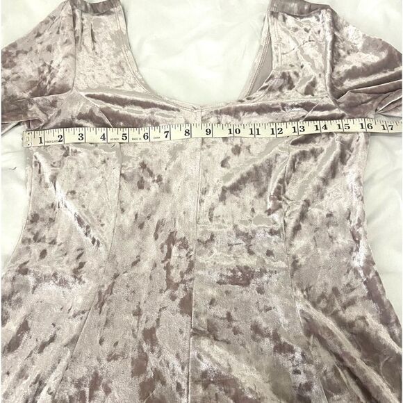 Adam Levine collection mini flare velvet dress size L - Picture 9 of 9